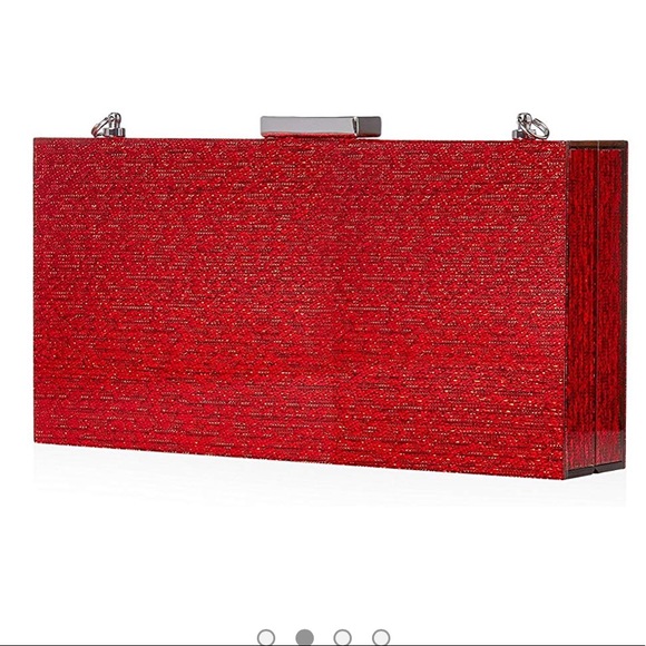 French Connection Handbags - Baxter Lucite Clutch, Red